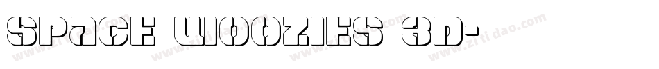 Space Woozies 3D字体转换